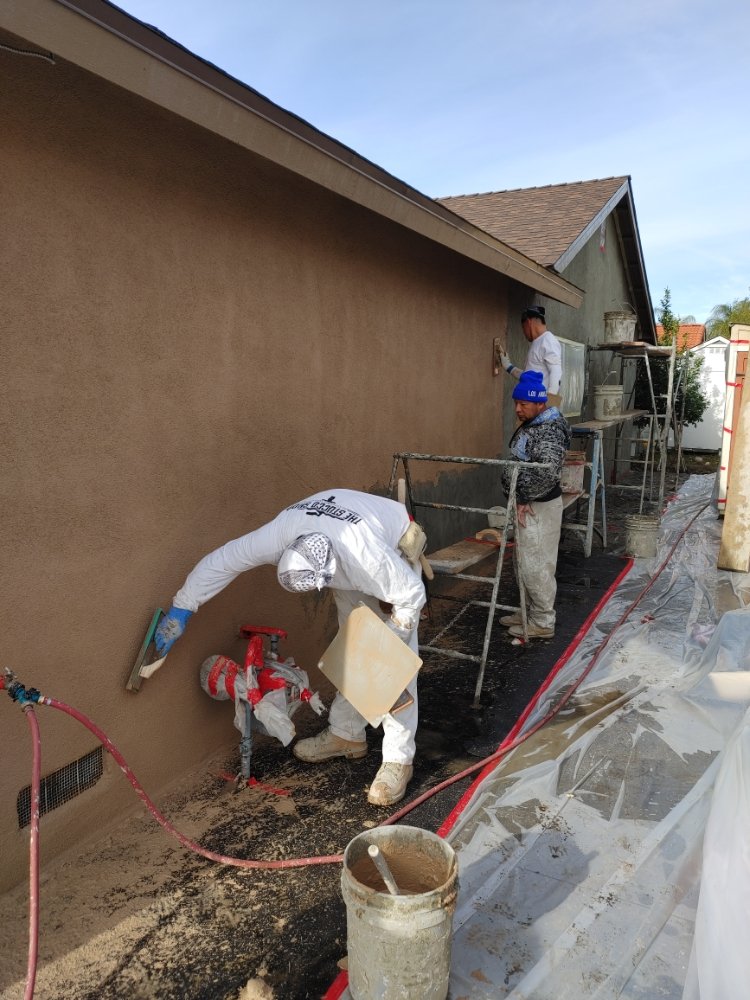 Professional stucco work by USA Stucco Lath Plastering Corp